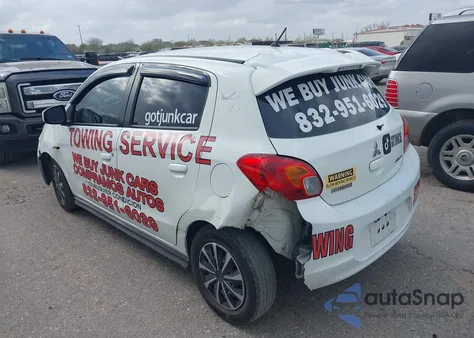 2015 Mitsubishi Mirage De/Rf z USA, uszkodzony, nr VIN ML32A3HJ7FH010235